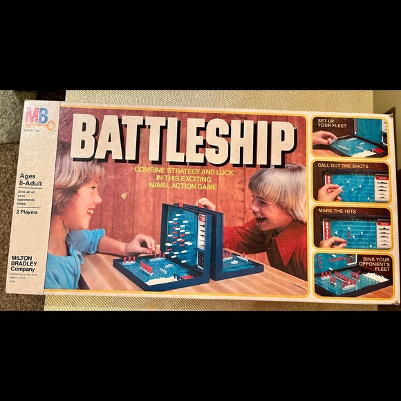 Milton Bradley Other - Vintage Battleship Board Game